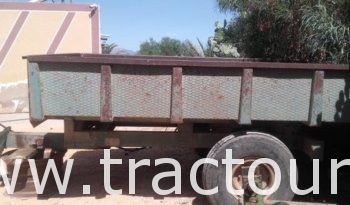 À vendre Semi remorque agricole benne 5 tonnes complet