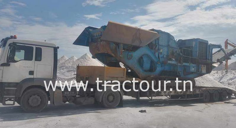 À louer Tracteur avec semi remorque porte engin complet